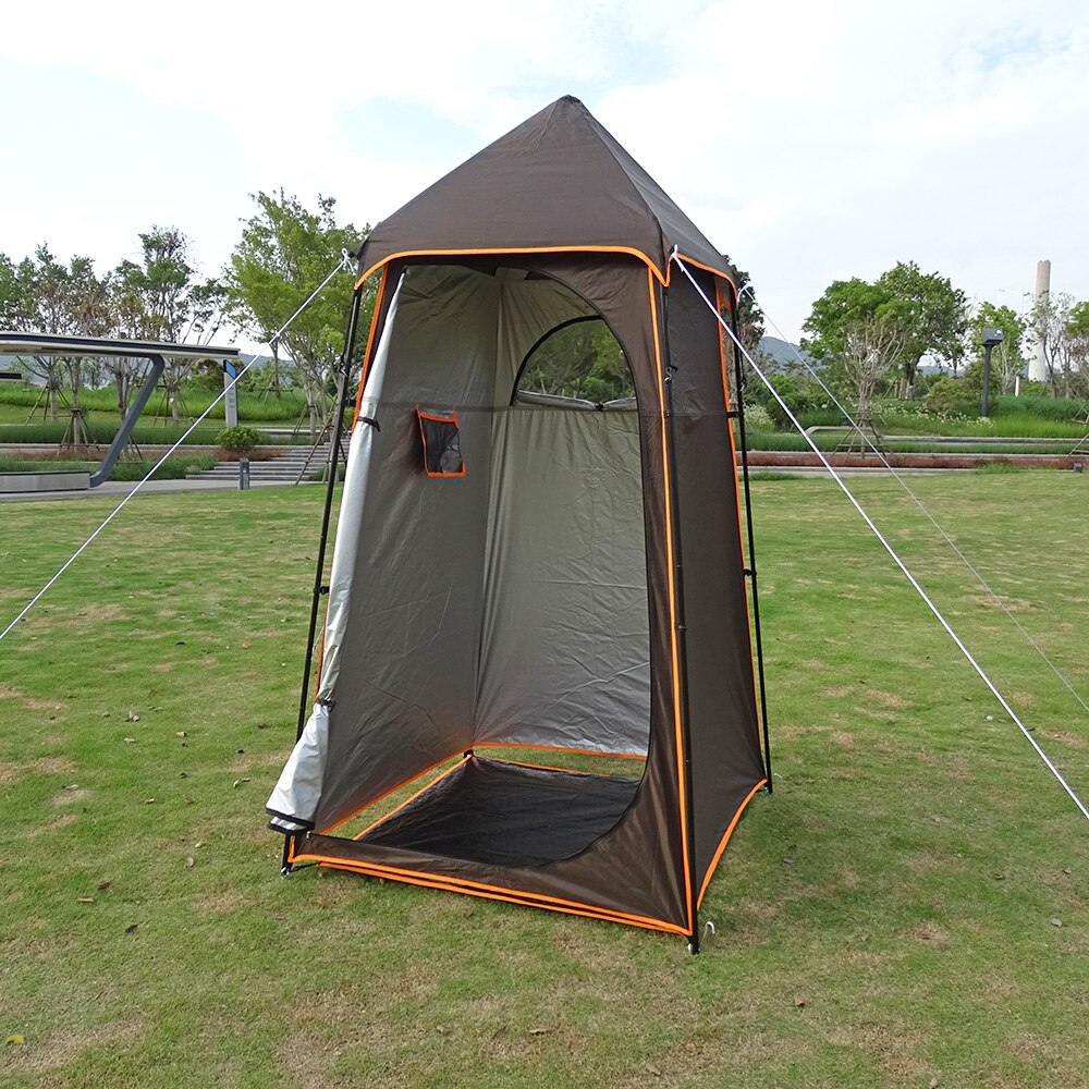 Cheap Goat Tents Portable Toilet Shower Tent Waterproof Outdoor Camping Hiking Beach Shelter Fishing Tents Tourism Privacy Dressing Changing Room