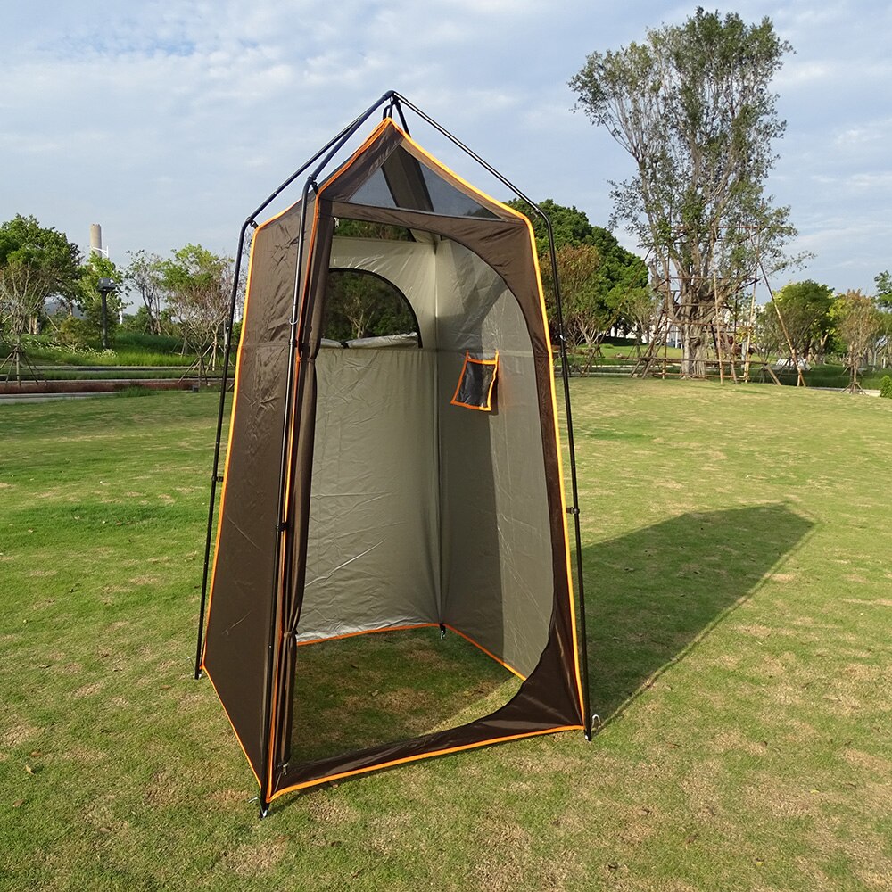 Cheap Goat Tents Portable Toilet Shower Tent Waterproof Outdoor Camping Hiking Beach Shelter Fishing Tents Tourism Privacy Dressing Changing Room