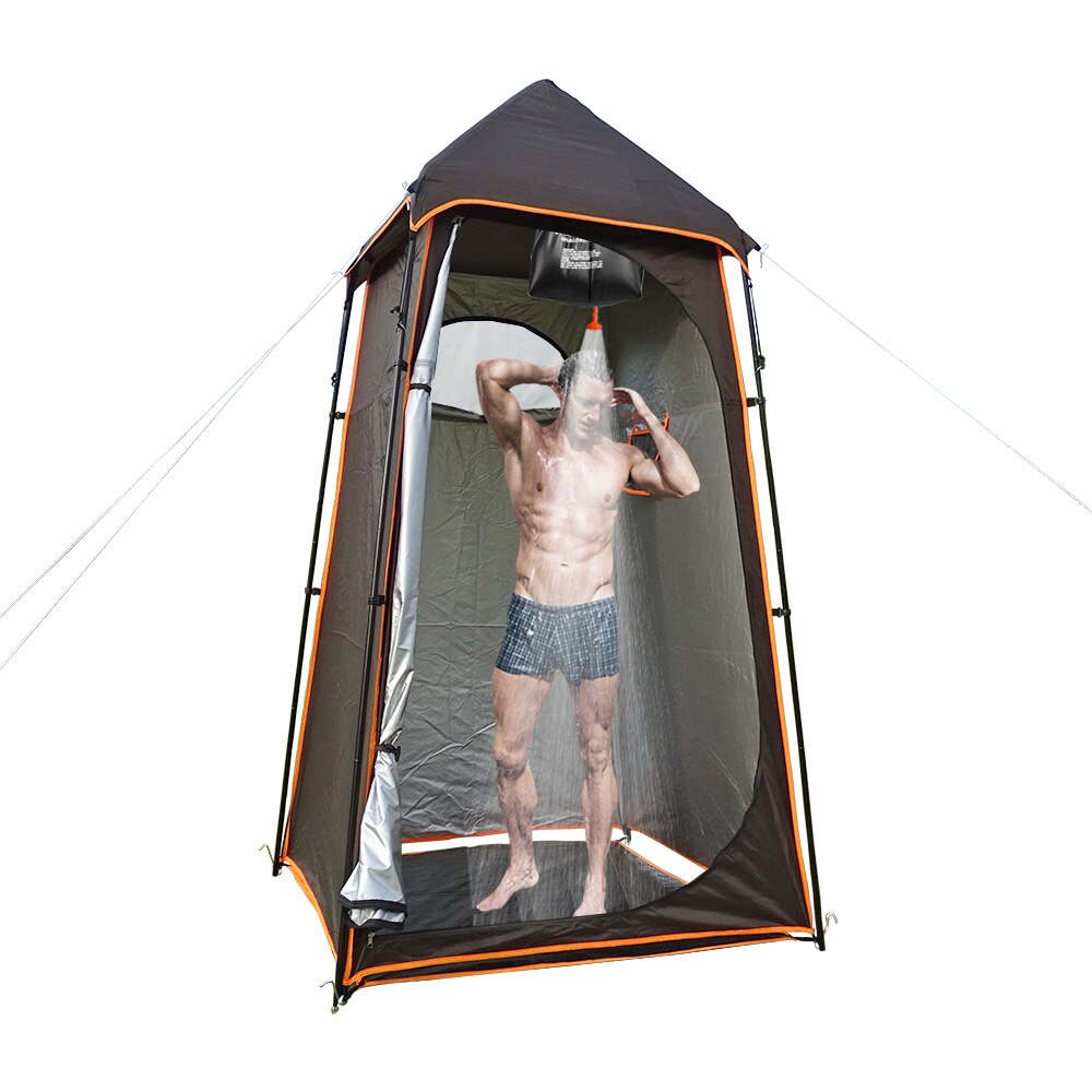 Cheap Goat Tents Portable Toilet Shower Tent Waterproof Outdoor Camping Hiking Beach Shelter Fishing Tents Tourism Privacy Dressing Changing Room