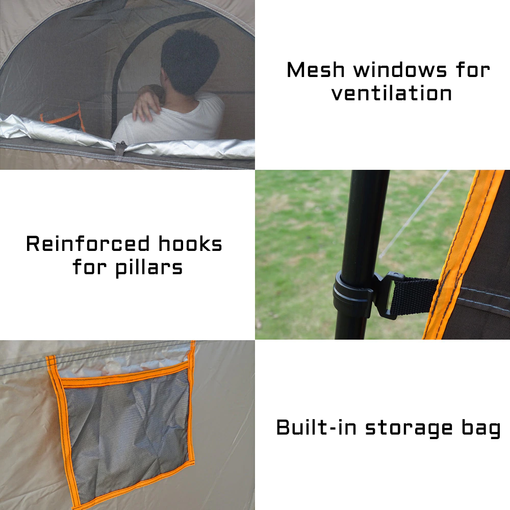 Cheap Goat Tents Portable Toilet Shower Tent Waterproof Outdoor Camping Hiking Beach Shelter Fishing Tents Tourism Privacy Dressing Changing Room