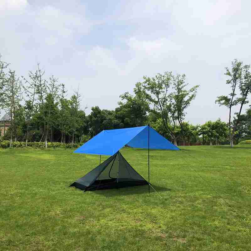 Cheap Goat Tents Portable Ultralight Camping Tent Mosquito Repellent Insect Net Mesh Shelter Pyramid Outdoor Tent Camping Net Outdoor Mesh B X8x2