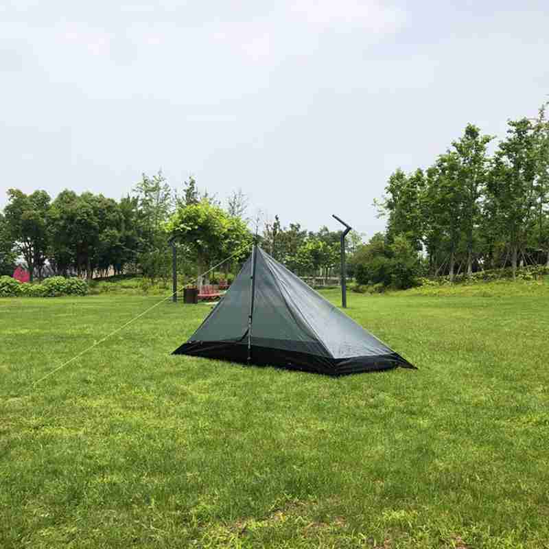 Cheap Goat Tents Portable Ultralight Camping Tent Mosquito Repellent Insect Net Mesh Shelter Pyramid Outdoor Tent Camping Net Outdoor Mesh B X8x2