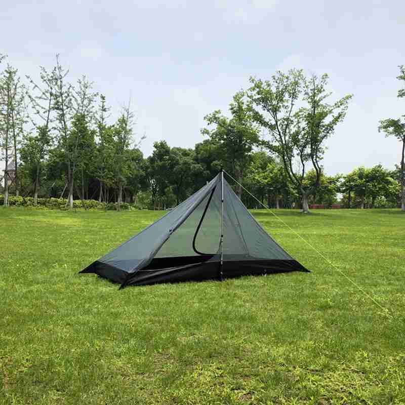 Cheap Goat Tents Portable Ultralight Camping Tent Mosquito Repellent Insect Net Mesh Shelter Pyramid Outdoor Tent Camping Net Outdoor Mesh B X8x2