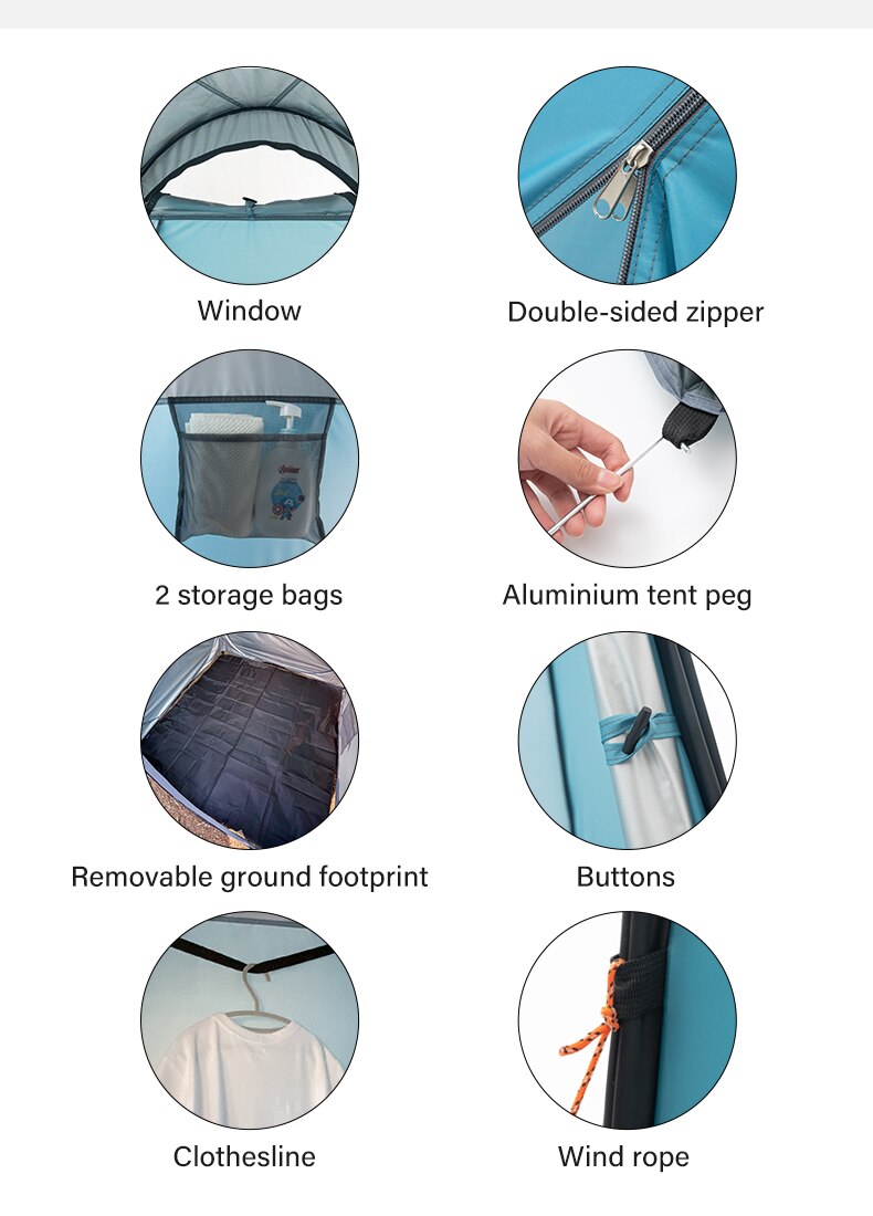 Cheap Goat Tents Privacy Shower Tent Toilet Camping Camouflage Tent Dressing Tent Uv Function Outdoor For Beach Camping Fishing