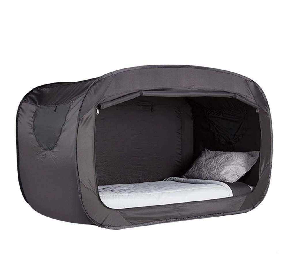 Cheap Goat Tents Privacy Space Pop Single Bed Tent Sleeping Tents Indoor Pop Up Portable Frame Curtains Breathable Cottage Reducing Light