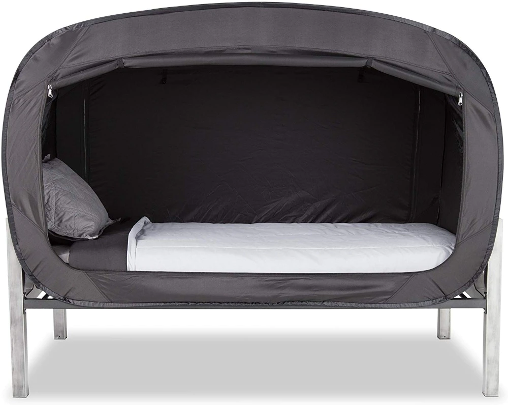 Cheap Goat Tents Privacy Space Pop Single Bed Tent Sleeping Tents Indoor Pop Up Portable Frame Curtains Breathable Cottage Reducing Light