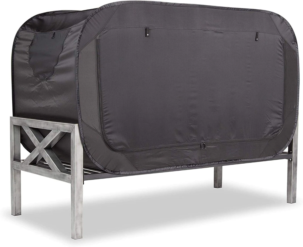 Cheap Goat Tents Privacy Space Pop Single Bed Tent Sleeping Tents Indoor Pop Up Portable Frame Curtains Breathable Cottage Reducing Light
