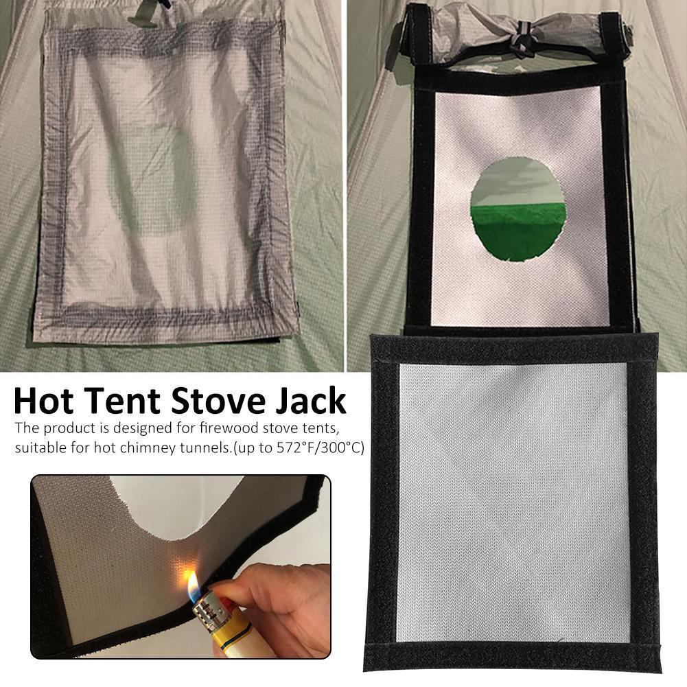 Cheap Goat Tents Pyramid Tent Fly With Chimney Hole Teepee Tent Camping Tipi For Adults Outdoor Ultralight Waterproof One Person Indian Hot Tent