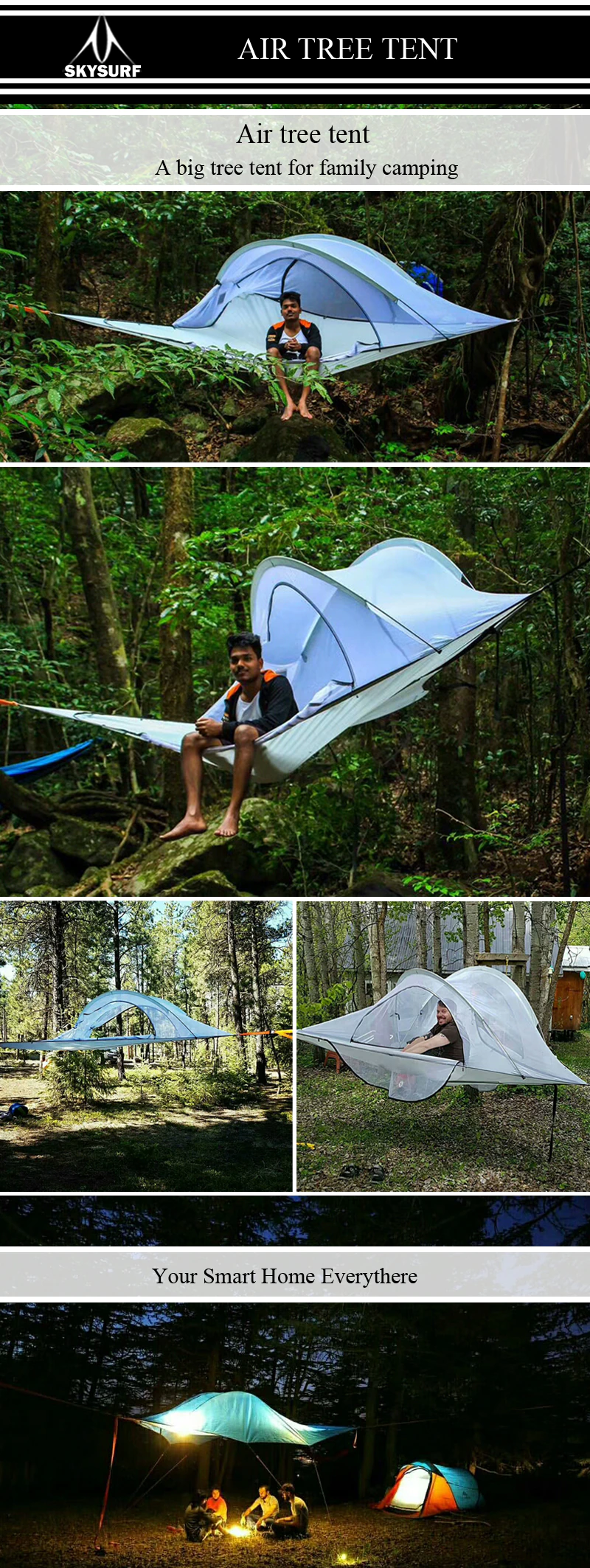 Cheap Goat Tents Skysurf Camping Tree Tent 3