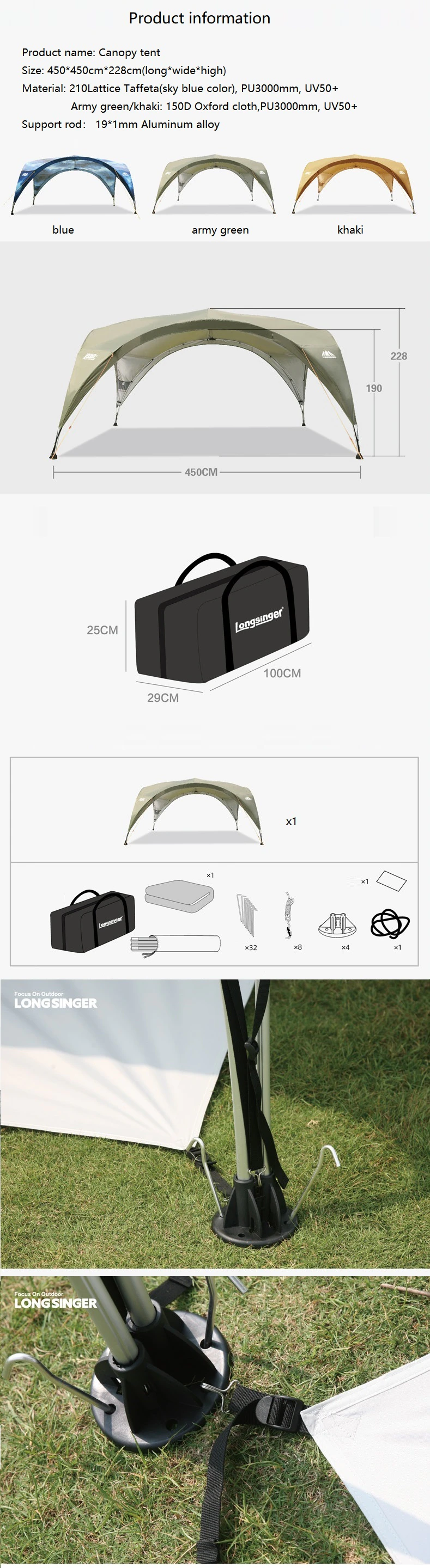 Cheap Goat Tents Summer Outdoor Super Large Camping Tent Canopy Tent Awning Advertising Tents Pergola Beach Tent Ultralarge Anti