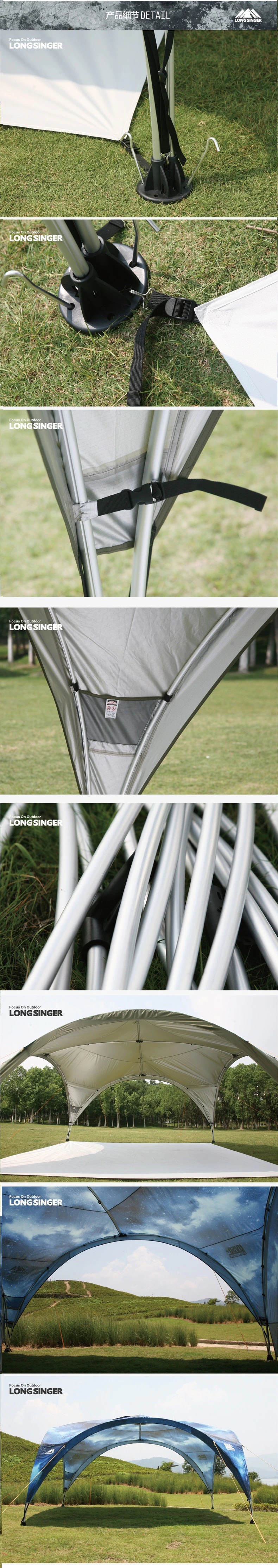 Cheap Goat Tents Summer Outdoor Super Large Camping Tent Canopy Tent Awning Advertising Tents Pergola Beach Tent Ultralarge Anti