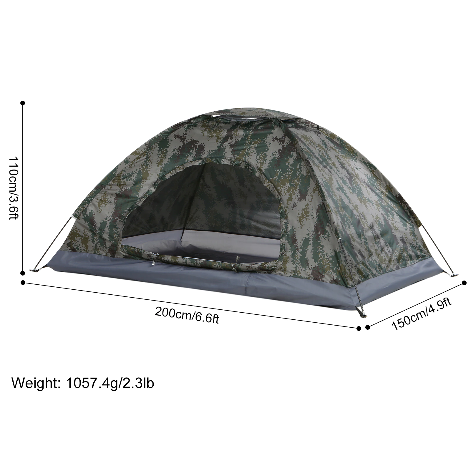 Cheap Goat Tents Summer Portable 2 People Tent Outdoor Travel Camping Tent For Outdoor Camping Hiking Fishing Easy Install Tent With Carry Bag