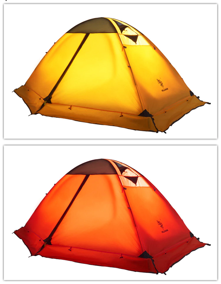 Cheap Goat Tents Super Light Tent Professional Waterproof Double Layer Fire Retardant Silicone Nylon Fiber Outdoor Camping Ultralight Snow Skirt