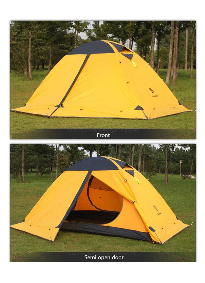 Cheap Goat Tents Super Light Tent Professional Waterproof Double Layer Fire Retardant Silicone Nylon Fiber Outdoor Camping Ultralight Snow Skirt