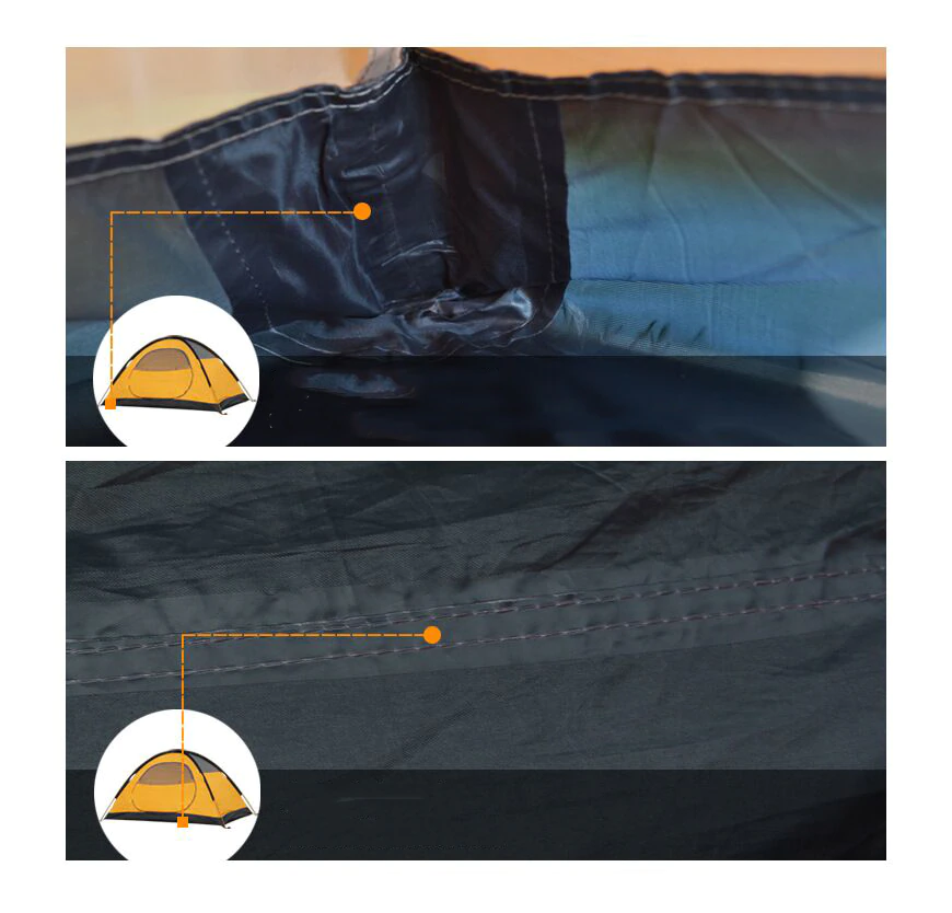 Cheap Goat Tents Super Light Tent Professional Waterproof Double Layer Fire Retardant Silicone Nylon Fiber Outdoor Camping Ultralight Snow Skirt