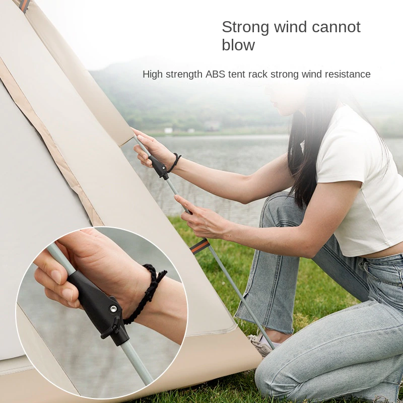 Cheap Goat Tents Swolf Outdoor Automaticfully Tent 5~8 Person Beach Quick Open Folding Camping Double Rainproof Camping Shelters One Bedroom