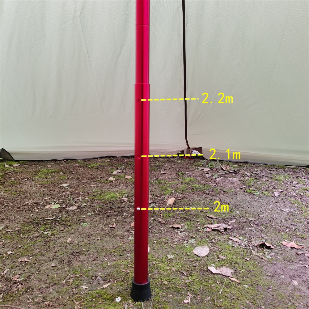 Cheap Goat Tents Sylaeto Ultralight Stove Tent With Stove Jack 400cm Height Adjustable Tipi Hot Camping Backpacking Gear