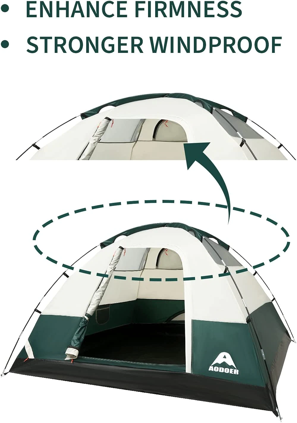Cheap Goat Tents Tanxianzhe Camping Tent Family Tent Double Layer, Lightweight Waterproof Tent With Top Umbrella And Carry Bag