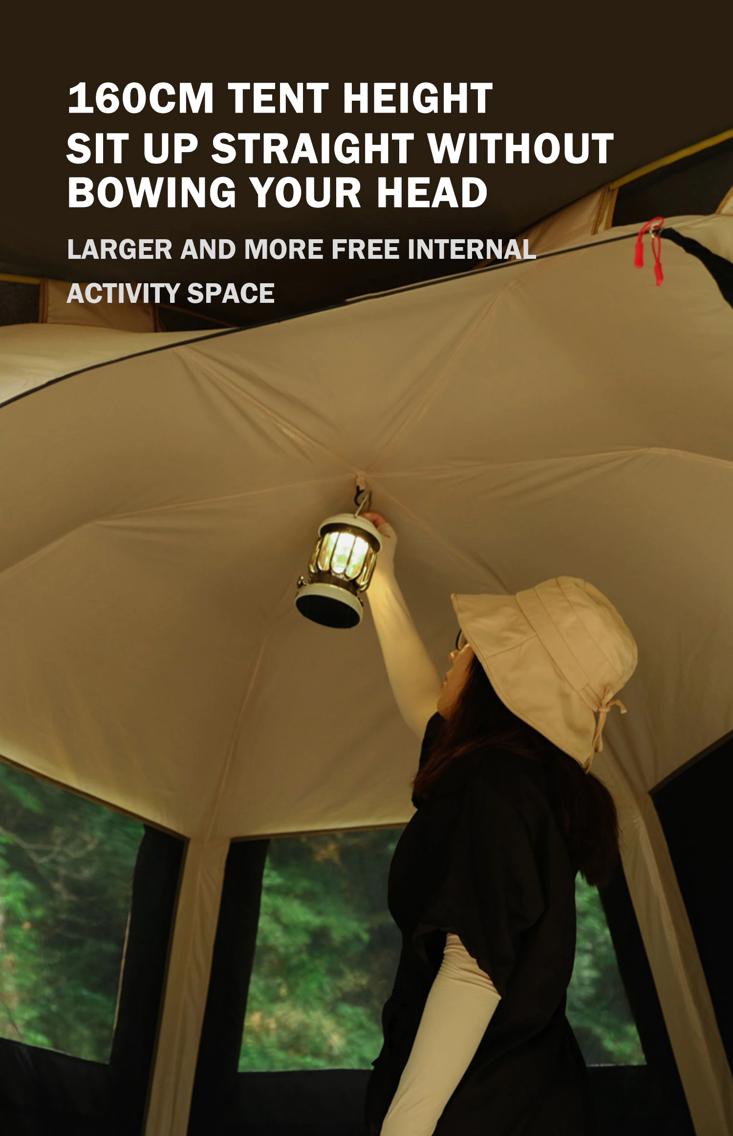 Cheap Goat Tents Tanxianzhe Outdoor Picnic Camping Portable Folding Main Hall Canopy Hexagonal Vinyl Tent Thickened Sunscreen And Rainproof
