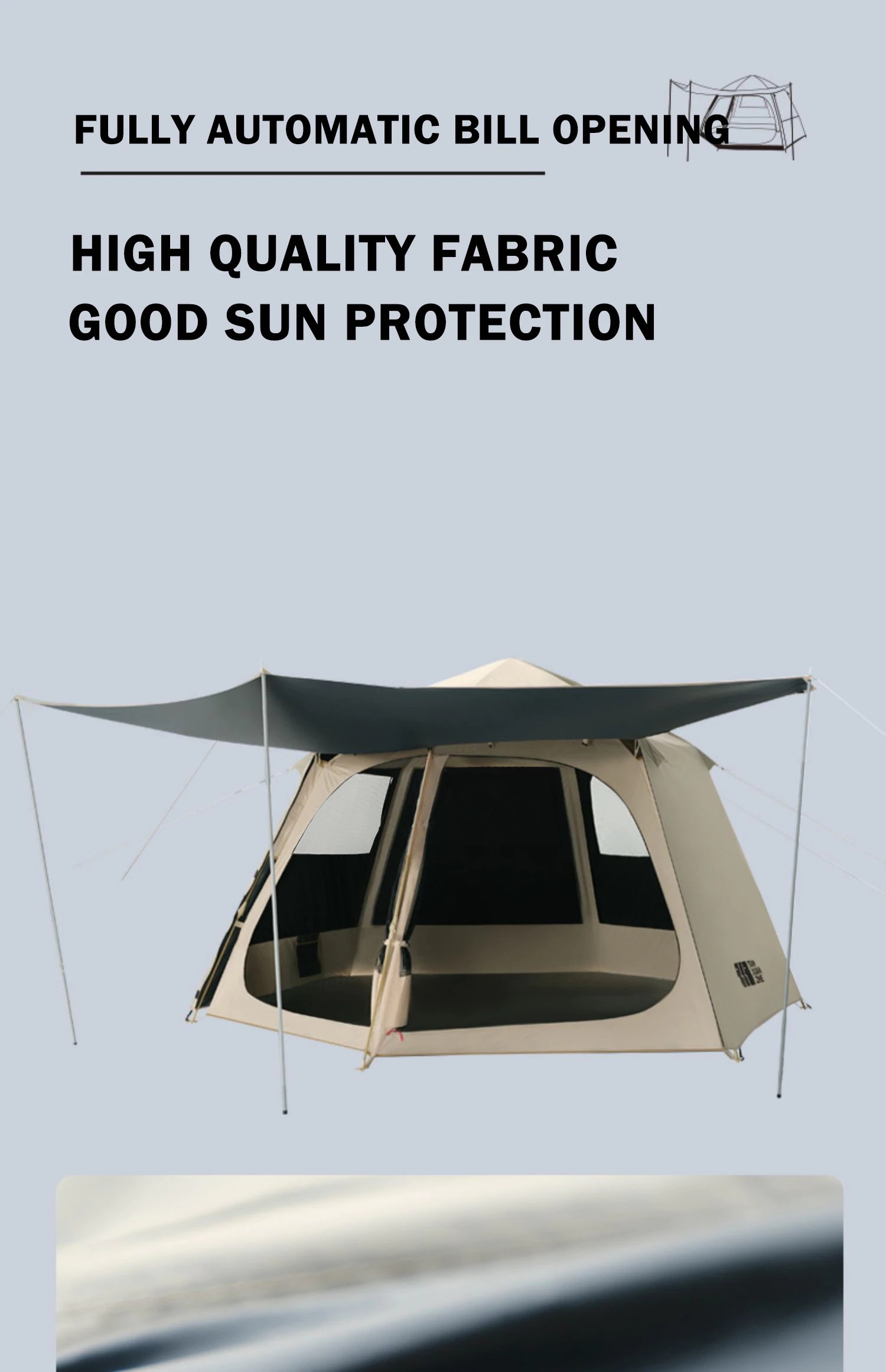 Cheap Goat Tents Tanxianzhe Outdoor Picnic Camping Portable Folding Main Hall Canopy Hexagonal Vinyl Tent Thickened Sunscreen And Rainproof
