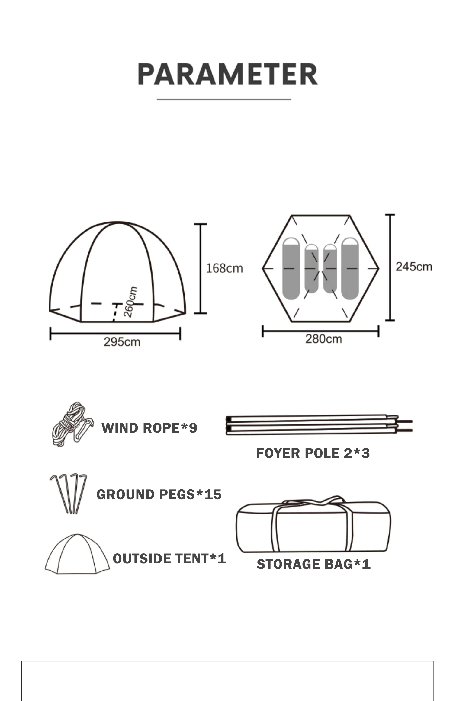 Cheap Goat Tents Tanxianzhe Outdoor Picnic Camping Portable Folding Main Hall Canopy Hexagonal Vinyl Tent Thickened Sunscreen And Rainproof