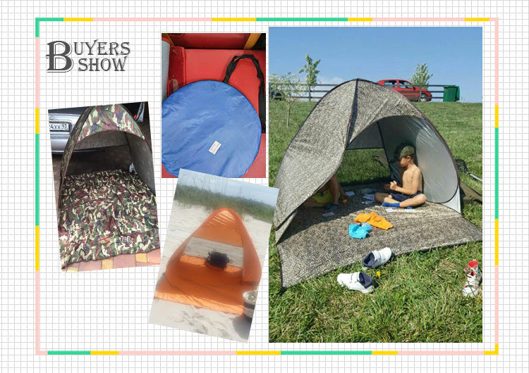 Cheap Goat Tents Tent Automatic Instant Pop Up Beach Tent Ultralight Outdoor Uv Proof Camping Fish Tent Cabana Sun Shelter Tourist Awning