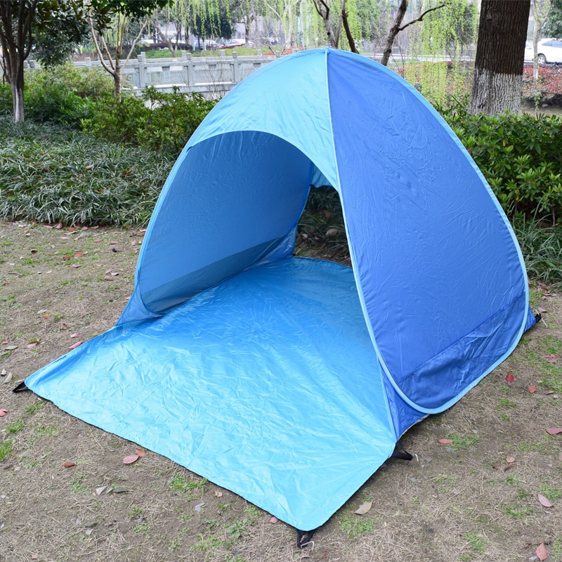 Cheap Goat Tents Tent Automatic Instant Pop Up Beach Tent Ultralight Outdoor Uv Proof Camping Fish Tent Cabana Sun Shelter Tourist Awning