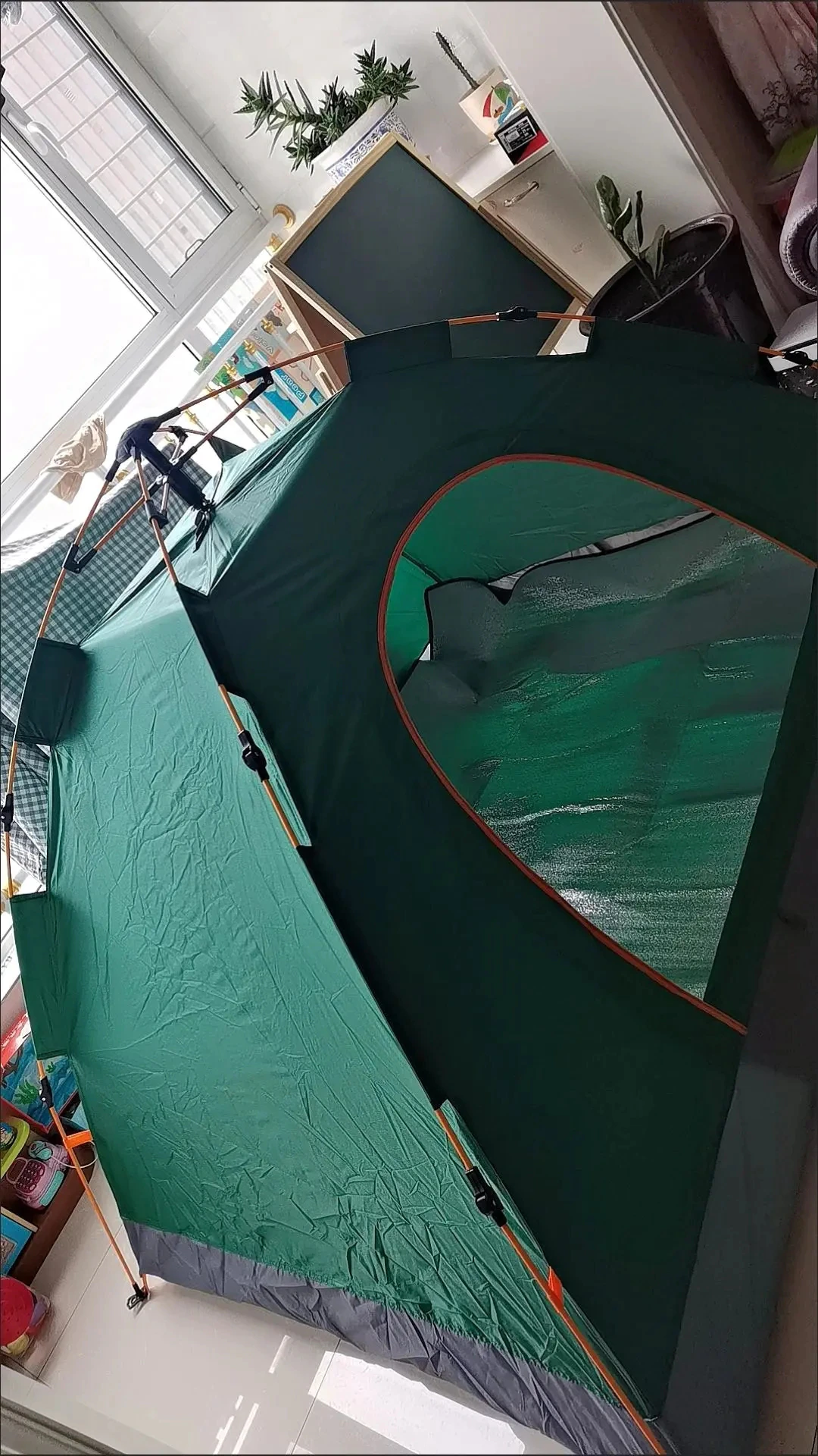 Cheap Goat Tents Tent Outdoor Folding Small House Home Single Double Field Camping Camping Supplies Rainproof Sunscreen Room Fully Automatic