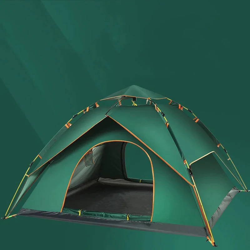 Cheap Goat Tents Tent Outdoor Folding Small House Home Single Double Field Camping Camping Supplies Rainproof Sunscreen Room Fully Automatic