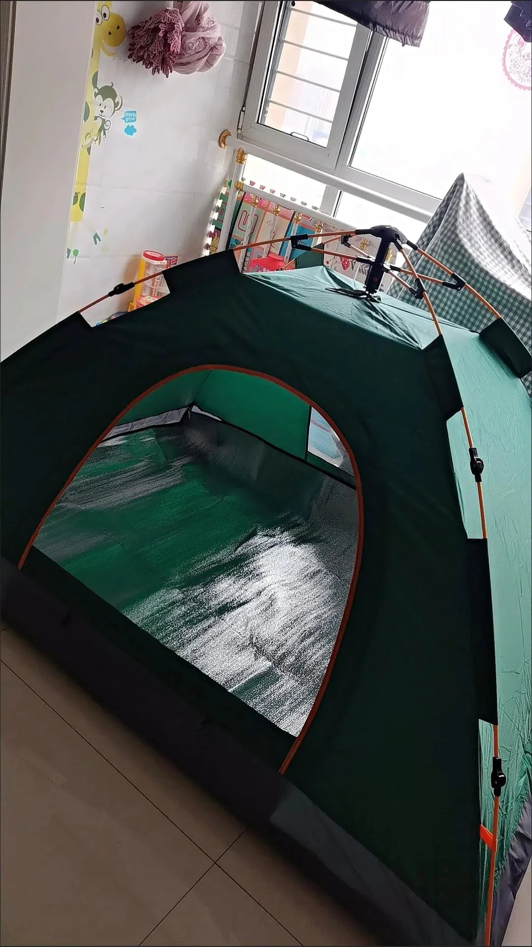 Cheap Goat Tents Tent Outdoor Folding Small House Home Single Double Field Camping Camping Supplies Rainproof Sunscreen Room Fully Automatic