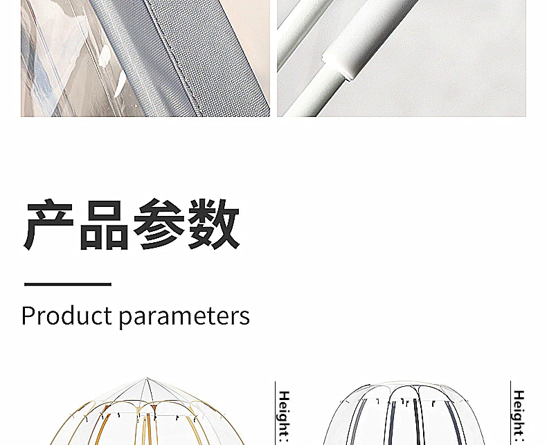Cheap Goat Tents Tent Outdoor Portable Folding Camping Tent Starry Sky Bubble House Quick Opening Thickening Exquisite Shade Advanced