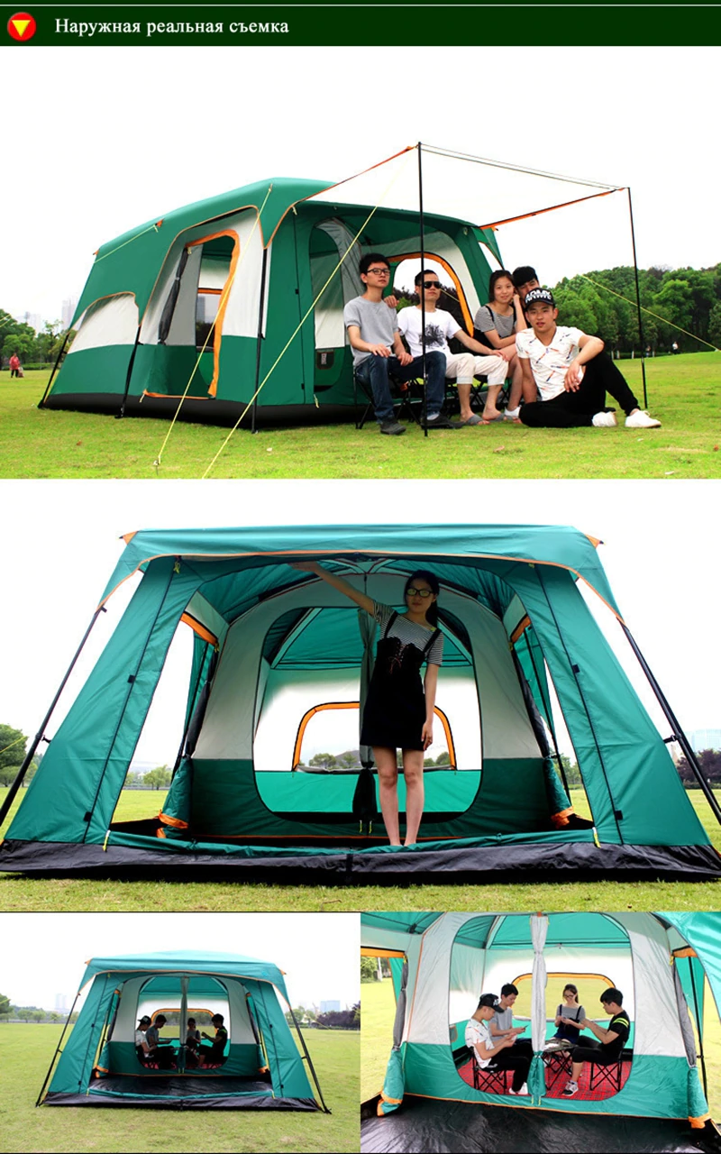 Cheap Goat Tents The Camel Outdoor New Big Space Camping Outing Two Bedroom Tent Ultra