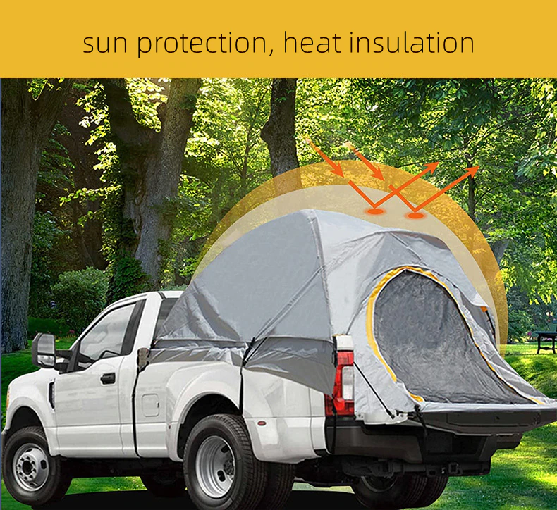 Cheap Goat Tents Truck Tent 210d Oxford Camping Tent Waterproof Outdoor Pickup Car Travel Tent Backpacking Fishing Tent