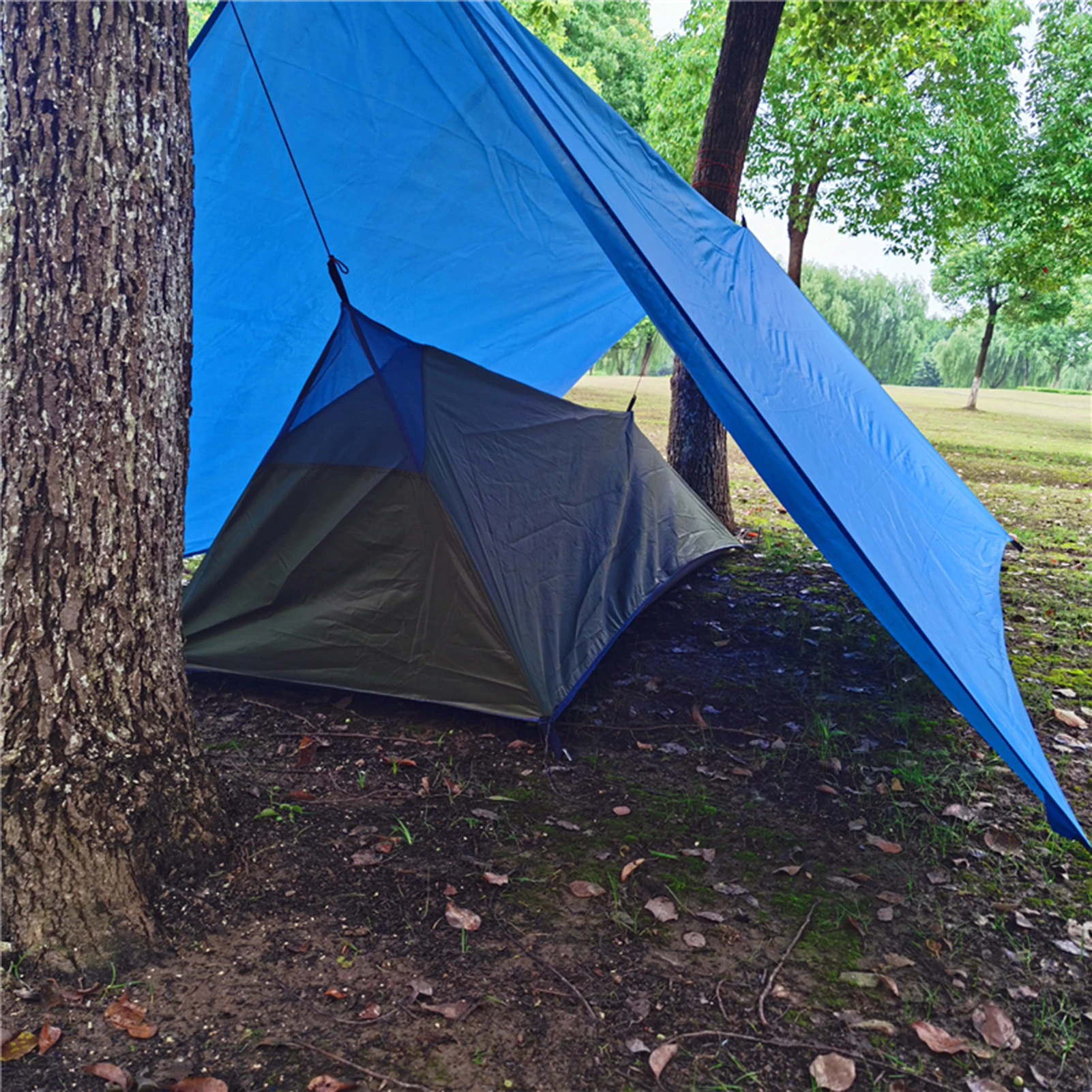 Cheap Goat Tents Ultralight Backpacking Tent Outdoor Camping Sleeping Bag Tent Lightweight Single Person Tent With Mosquit Net A Shape Tent