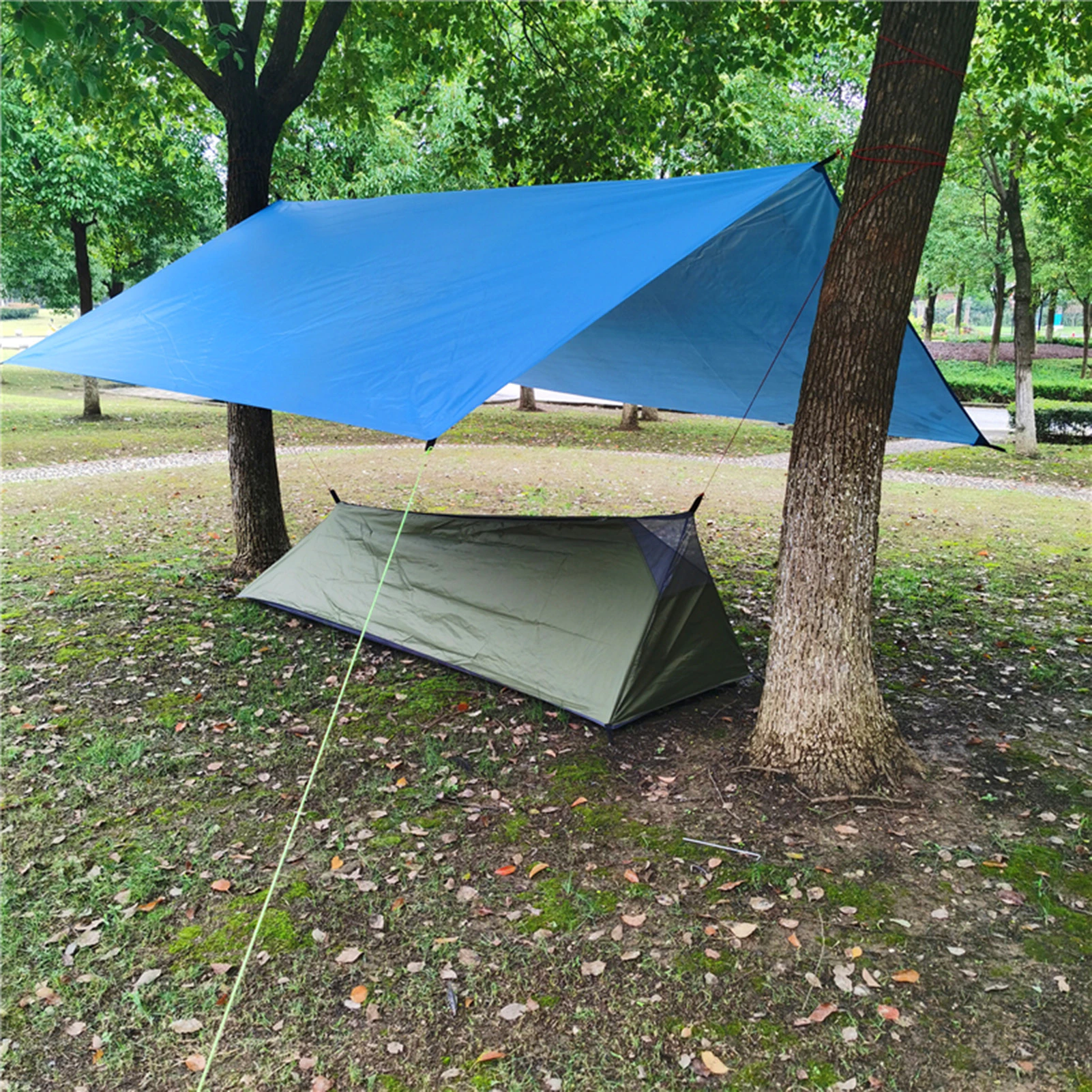 Cheap Goat Tents Ultralight Backpacking Tent Outdoor Camping Sleeping Bag Tent Lightweight Single Person Tent With Mosquit Net A Shape Tent