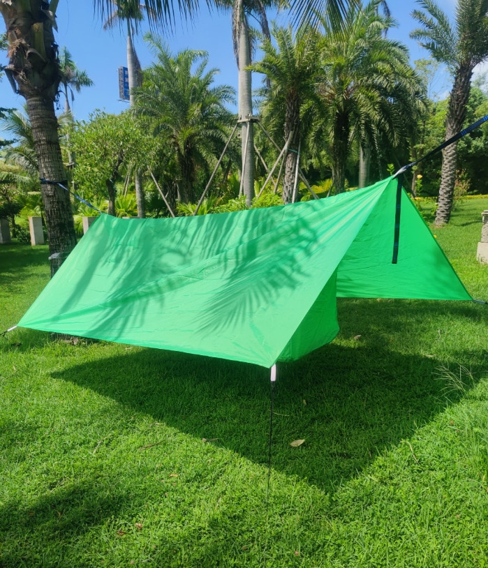 Cheap Goat Tents Ultralight Camp Hammocks Tent Sun Shelter Tree House Net Canopy Large Space Anti Rollover Outdoor Camping House Awning Tents