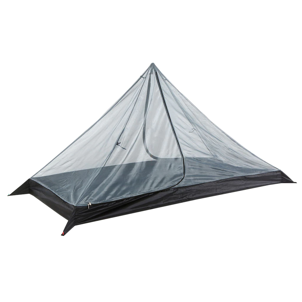 Cheap Goat Tents Ultralight Mesh Tent, Portable Backpacking Mountaineering Trekking Pole Tent Inner Mesh, Waterproof, Heavy Duty