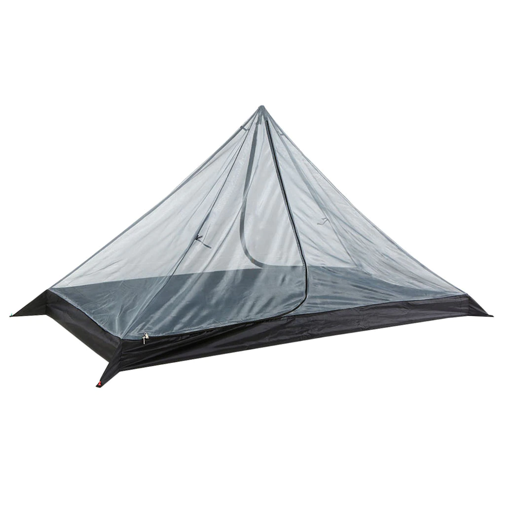 Cheap Goat Tents Ultralight Mesh Tent, Portable Backpacking Mountaineering Trekking Pole Tent Inner Mesh, Waterproof, Heavy Duty