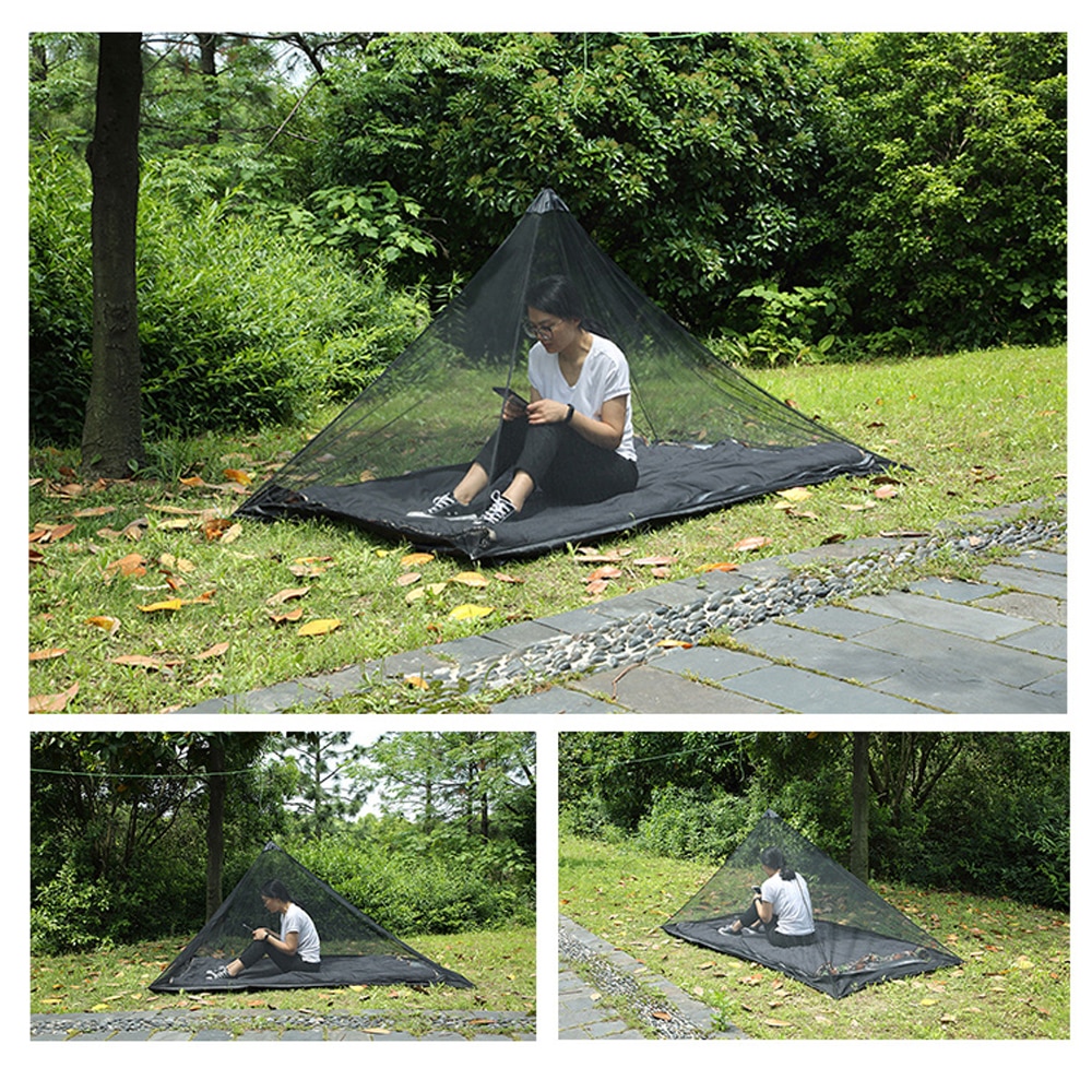 Cheap Goat Tents Ultralight Mesh Tent, Portable Backpacking Mountaineering Trekking Pole Tent Inner Mesh, Waterproof, Heavy Duty