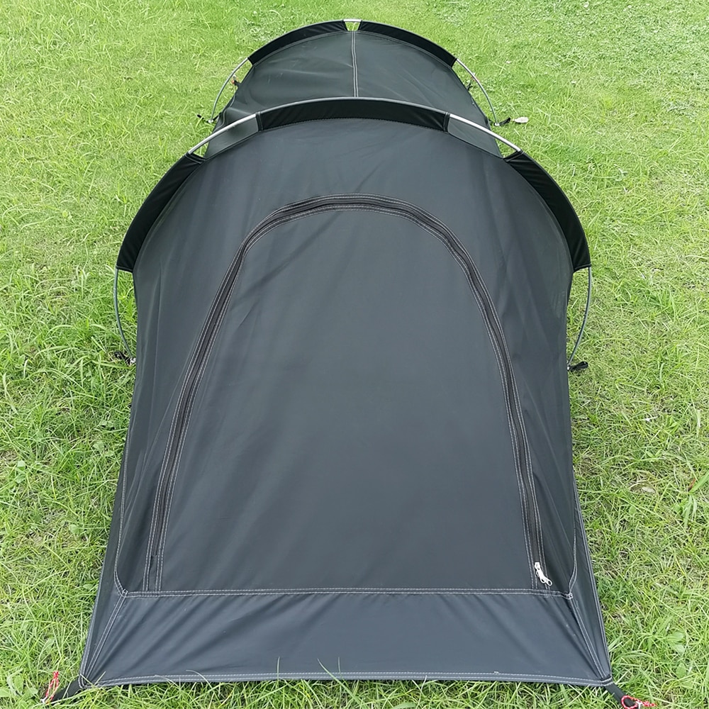 Cheap Goat Tents Ultralight Outdoor Camping Tent Single Person Camping Tent Water Resistant Tent Aviation Aluminum Support Sleeping Bag Tent New