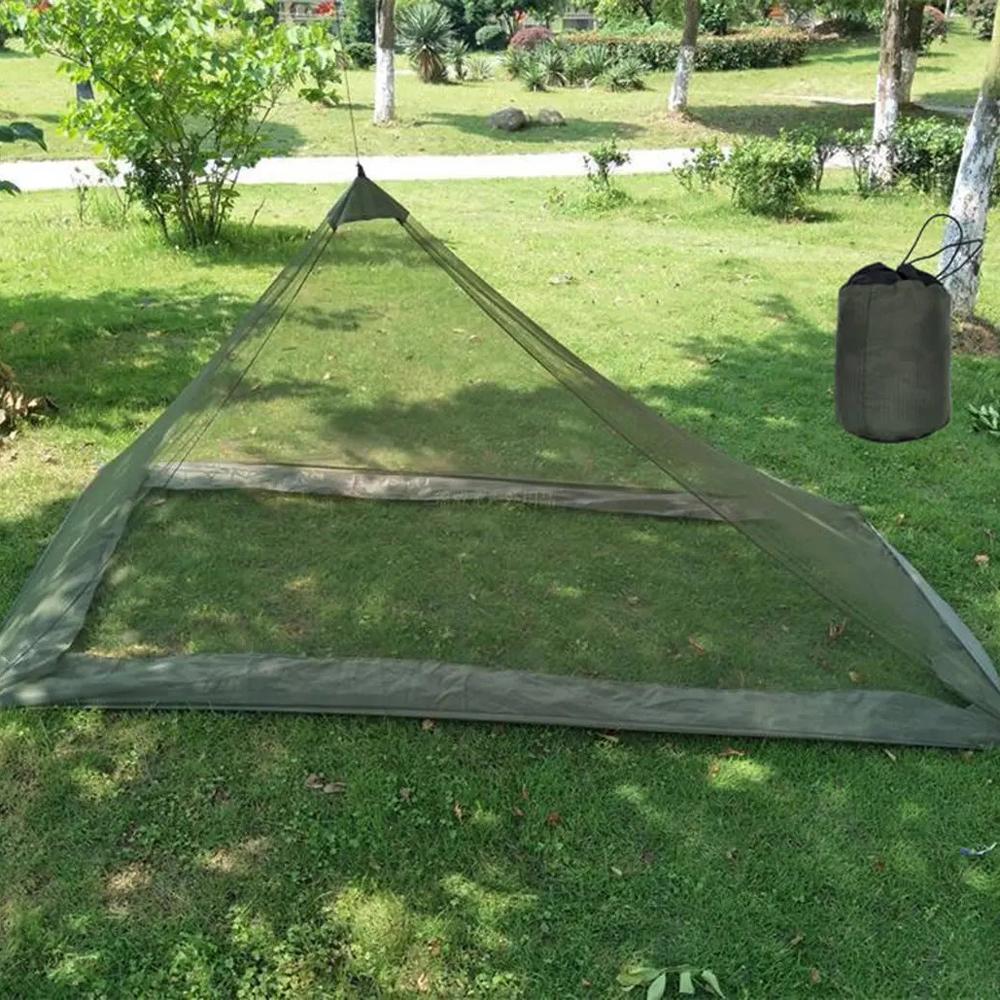 Cheap Goat Tents Ultralight Outdoor Camping Tent Summer 1 Single Person Mesh Tent Summer Inner Body Inner Tent Vents Mosquito Net Portable