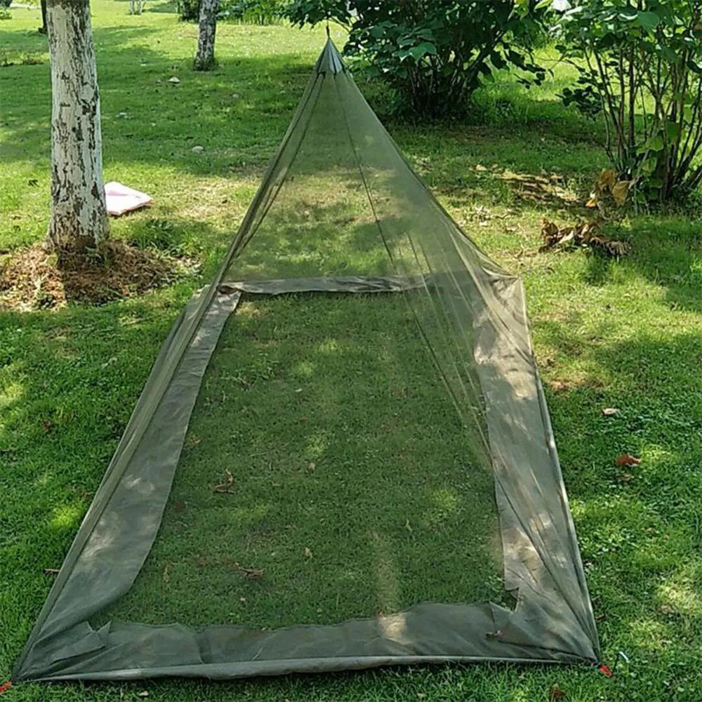 Cheap Goat Tents Ultralight Outdoor Camping Tent Summer 1 Single Person Mesh Tent Summer Inner Body Inner Tent Vents Mosquito Net Portable