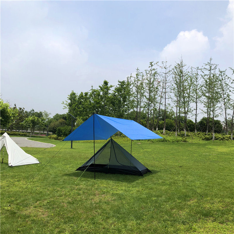 Cheap Goat Tents Ultralight Tent 1people Backpacking Tent Outdoor Camping Teepee 210t Quality Plaid Cloth Winter Waterproof Hiking Survival Tents