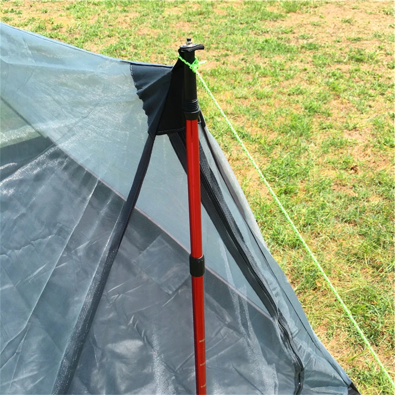 Cheap Goat Tents Ultralight Tent 1people Backpacking Tent Outdoor Camping Teepee 210t Quality Plaid Cloth Winter Waterproof Hiking Survival Tents