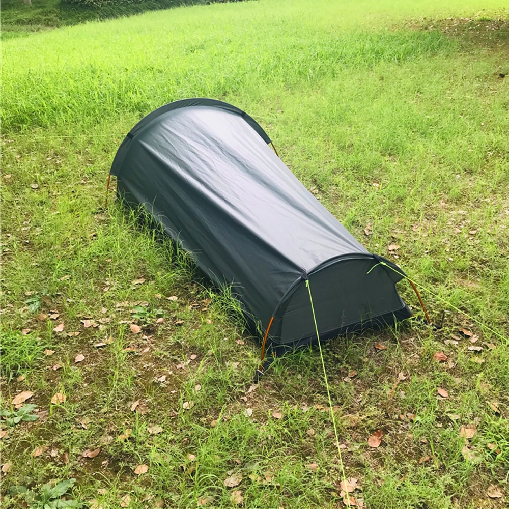 Cheap Goat Tents Ultralight Tent Backpacking Tent Outdoor Camping Sleeping Bag Tent Lightweight Single Person Bivvy Bagtent