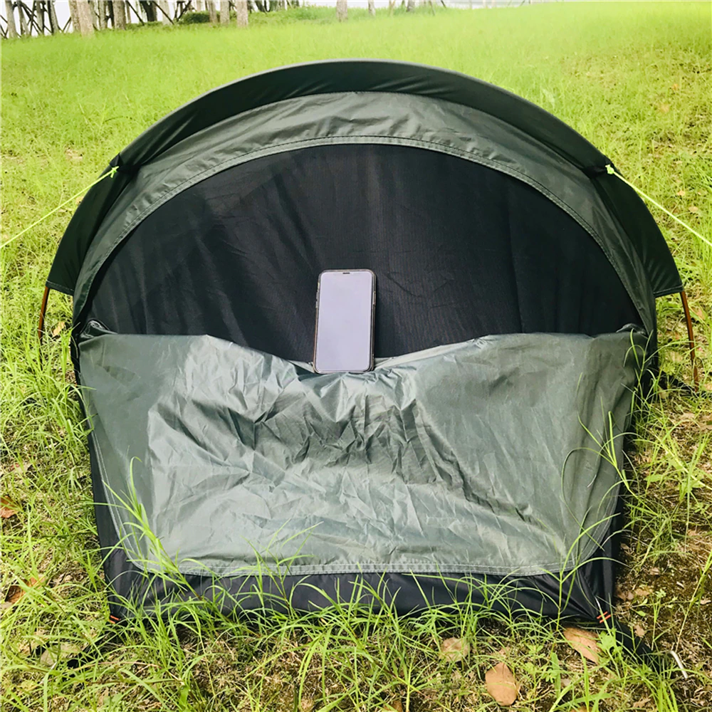 Cheap Goat Tents Ultralight Tent Backpacking Tent Outdoor Camping Sleeping Bag Tent Lightweight Single Person Bivvy Bagtent