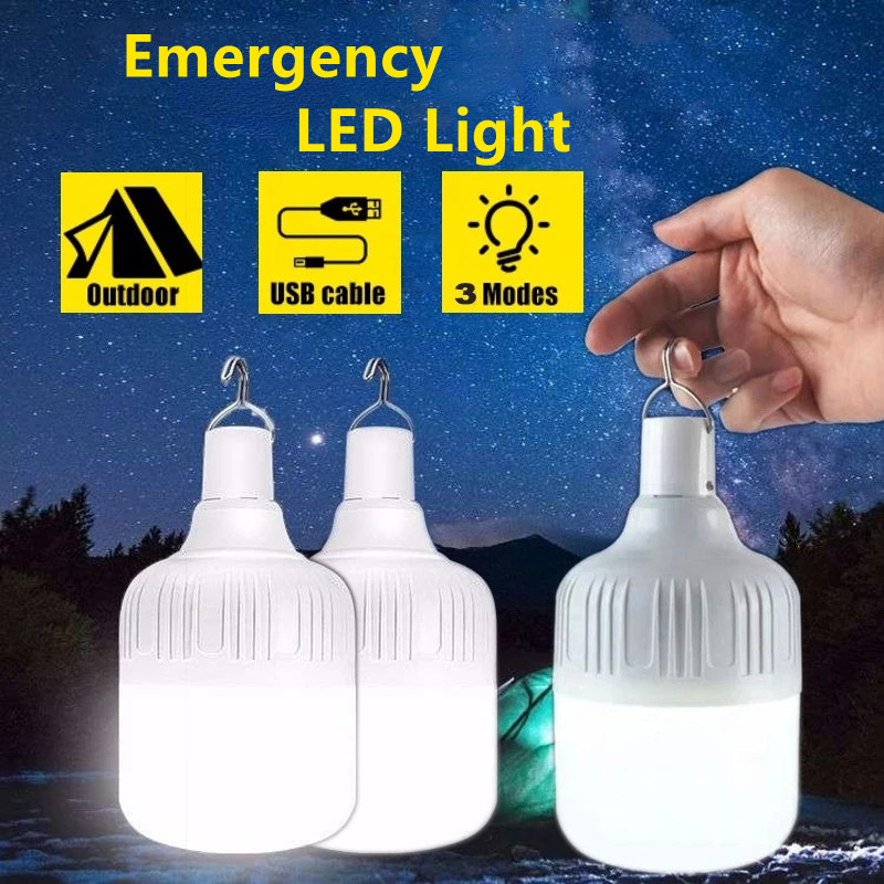 Cheap Goat Tents Usb Rechargeableemergency Lights Led Outdoor Bulb Portable Tent Lamp Battery Lantern Bbq Camping Light For Patio Porch Garden