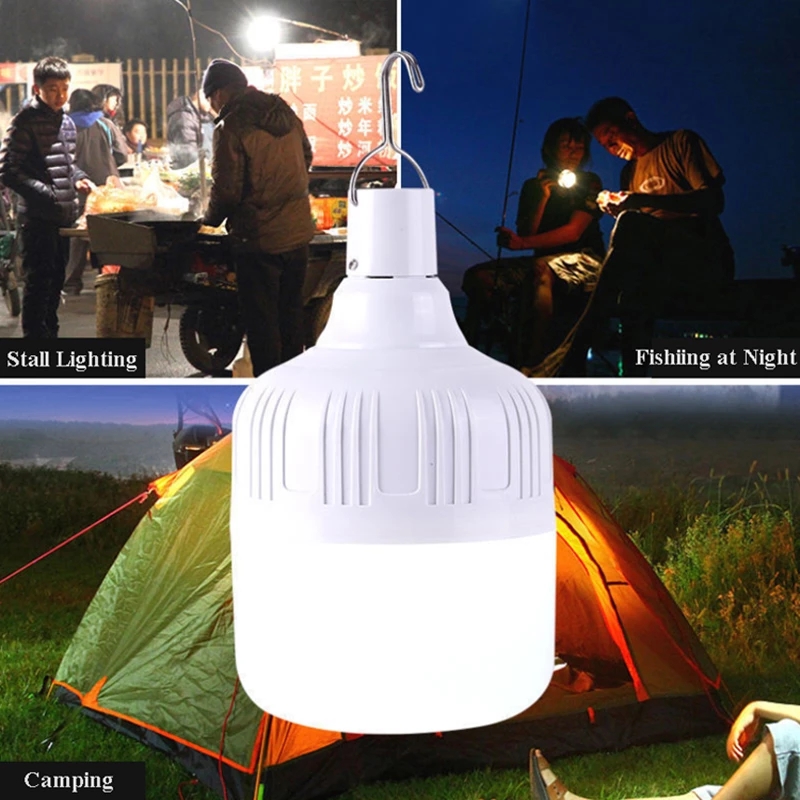 Cheap Goat Tents Usb Rechargeableemergency Lights Led Outdoor Bulb Portable Tent Lamp Battery Lantern Bbq Camping Light For Patio Porch Garden