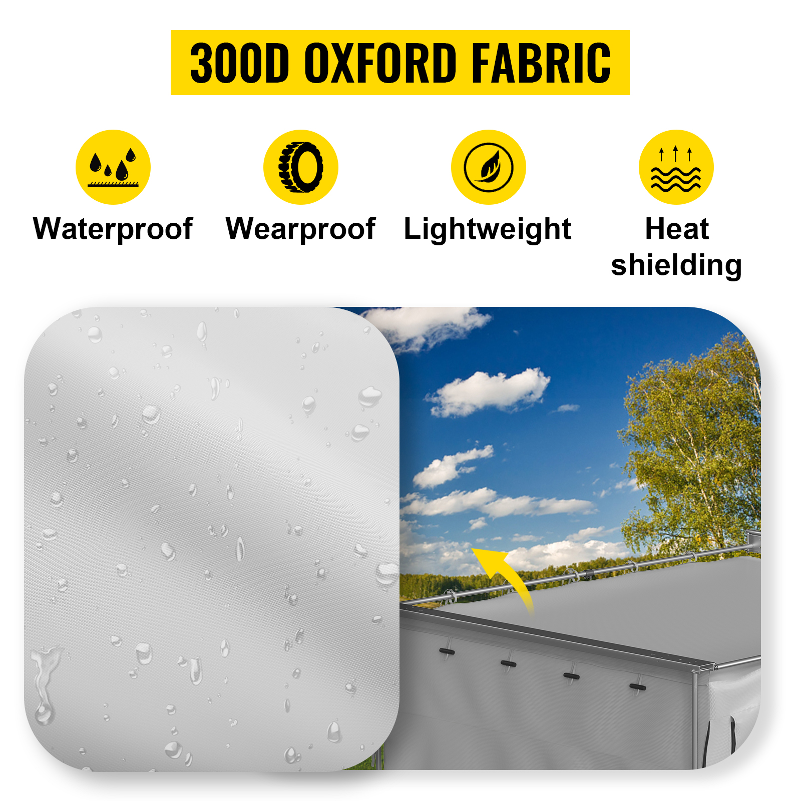 Cheap Goat Tents Vevor Car Awning Room Accessory 300d Oxford Camping Tent With Pvc Floor Heavy Duty Extend Shelter For Suv Tent Overland Gear