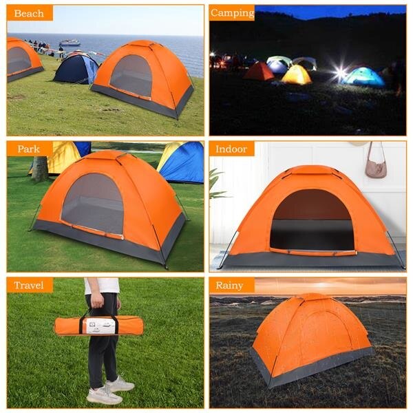 Cheap Goat Tents Waterproof Camping Tent Pop Up Automatic Quick Opening Shelter Outdoor Hiking Dome Tents 1